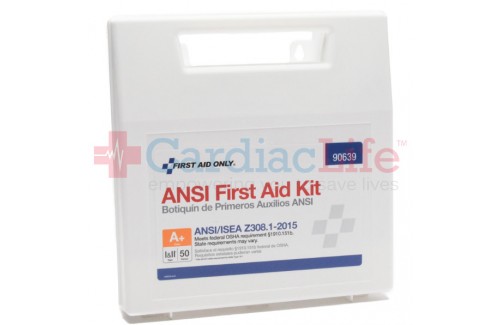 50 Person First Aid Kit Plastic First Aid Only